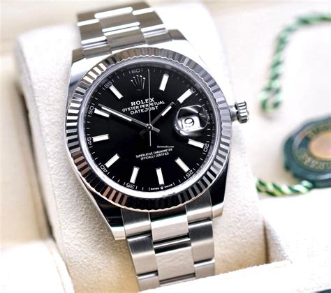 rolex datejust 41 arm black|rolex datejust 41mm for sale.